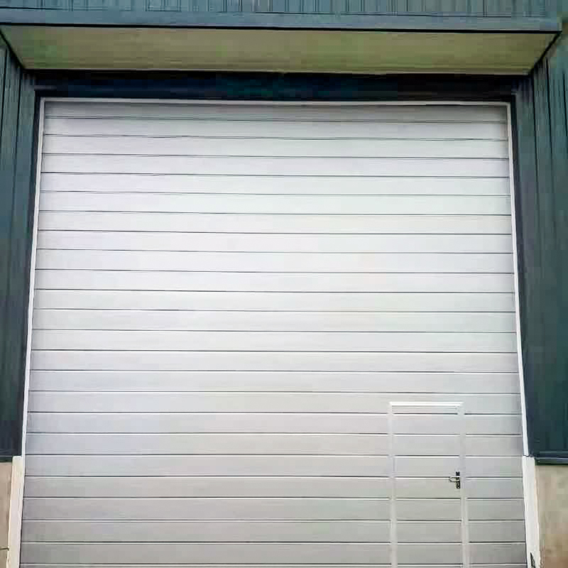DIAN-SD2402sectional door with pederstran door
