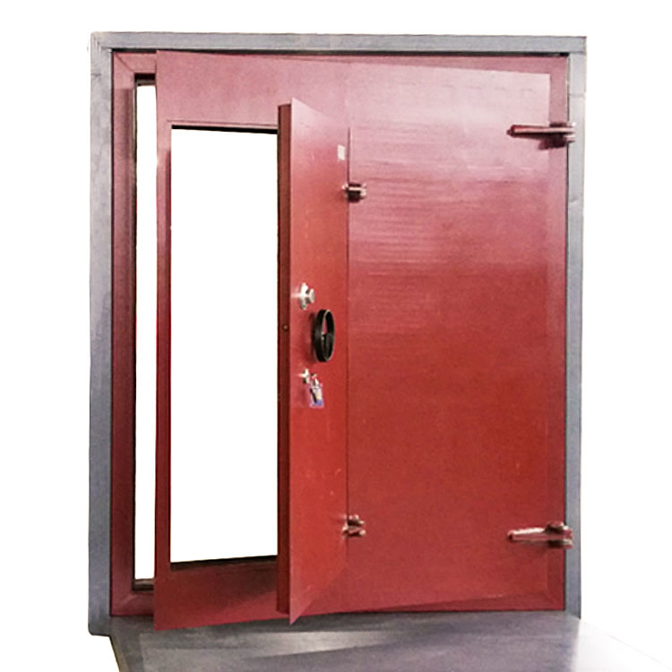 DIAN-BD1701 Single leaf blast door with pedestrian gate