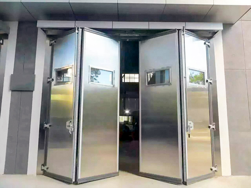 DIAN-FD2410,stainless steel frame and color steel folding door