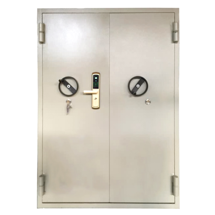 DIAN-BD1707 White interior explosion resistant door with fingerprint lock or coded lock