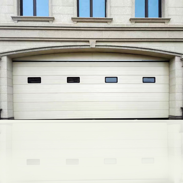 DIAN-G1104 popular line style Steel sectional garage door Featured Image