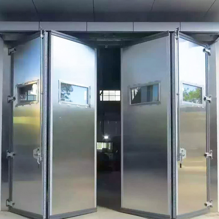 DIAN-FD2410,stainless steel frame and color steel folding door
